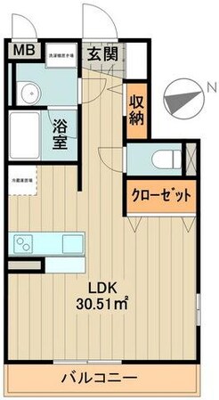 Biz STAY立川の物件間取画像